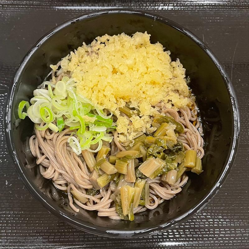 冷やしすんきそば(よもだそば 名古屋うまいもん通り広小路口店)