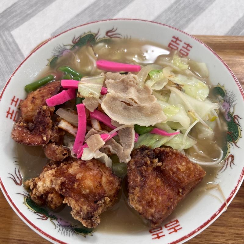 から揚チャンポン(みかん屋食堂 )