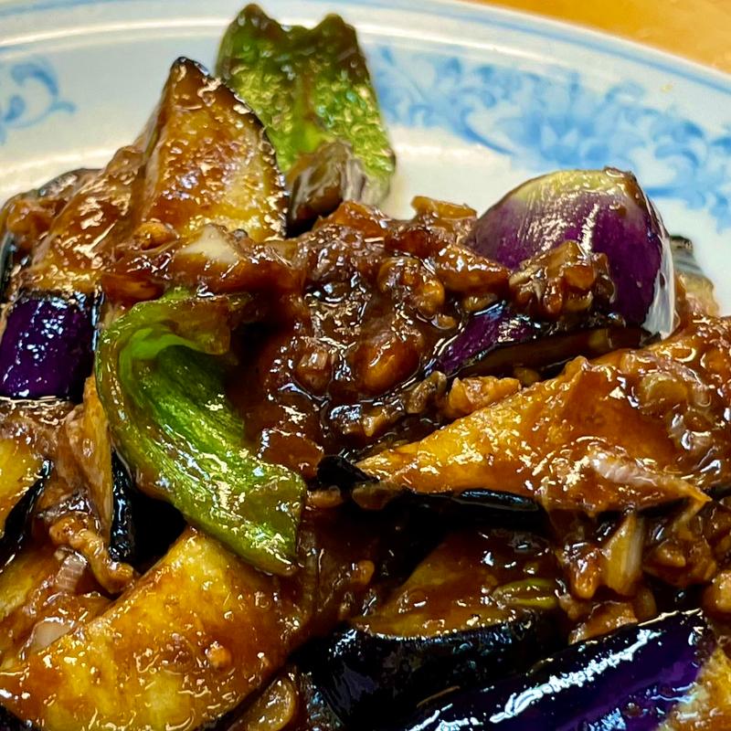 ナスの味噌炒め(ぎょうざの満洲 北浦和西口店)