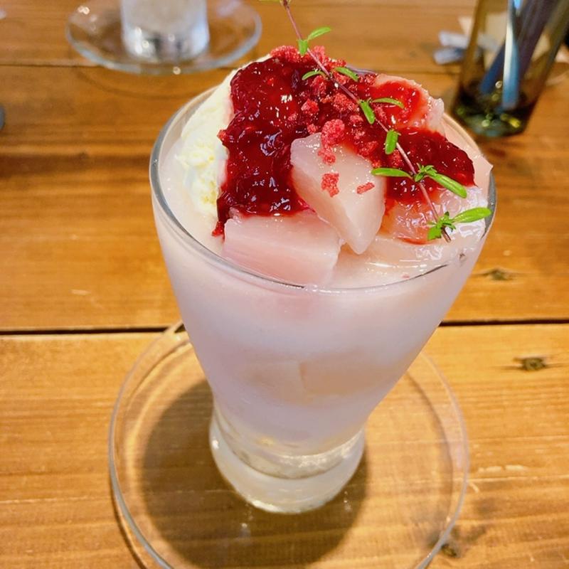 桃エルダーフラッペ(cocoro+cafe)