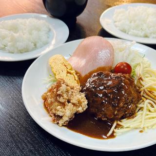ハンバーグ定食(ニューほり江)