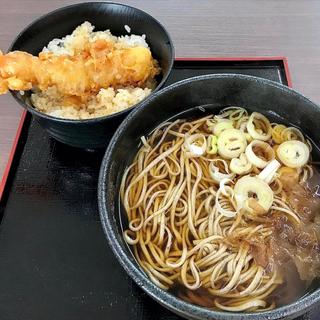 ミニ海老天丼セット(あかまつ)