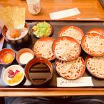 なごみそば天ぷら付き（5皿)