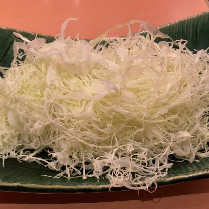 千切りキャベツ(とんかつ新宿さぼてん 聖蹟桜ヶ丘京王店)