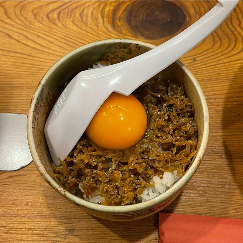 じゃこ玉山椒めし(別邸三く 中華㐂蕎麦 萃)