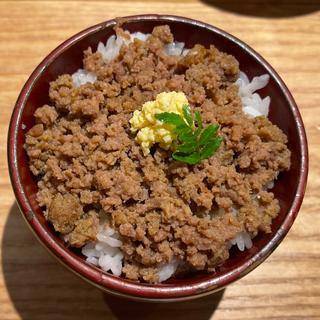 ミニ鴨そぼろ丼とお蕎麦のセット(粋玄 （Suigen）)