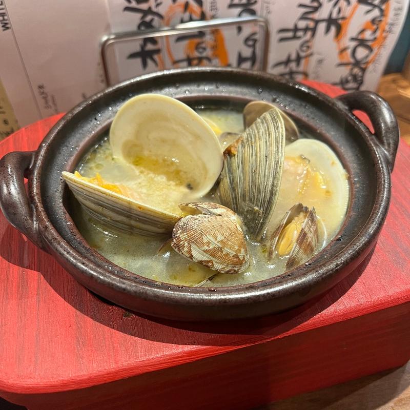 あさりたちのワイン蒸し(non dà clair)