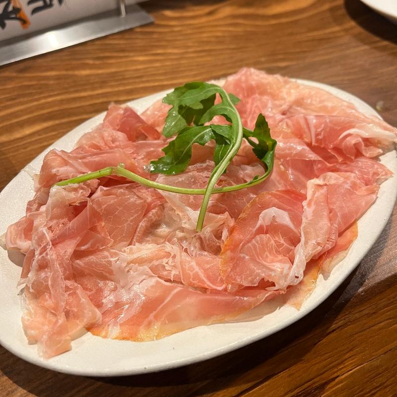 切り立て生ハム　ハーフ(non dà clair)