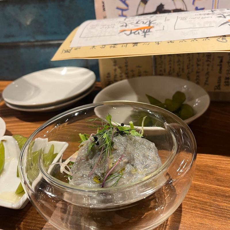 生しらすのレモンマリネ(non dà clair)