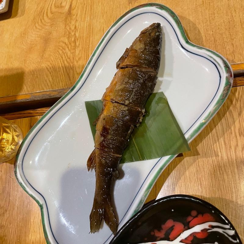 あゆのさんしょ煮(旬菜料理 緒川 （しゅんさいりょうり おがわ）)