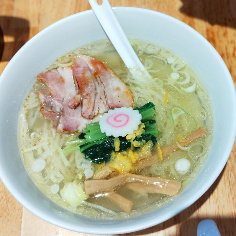手打ち 塩そば(中華そば とら食堂 福岡分店(白河ラーメン))