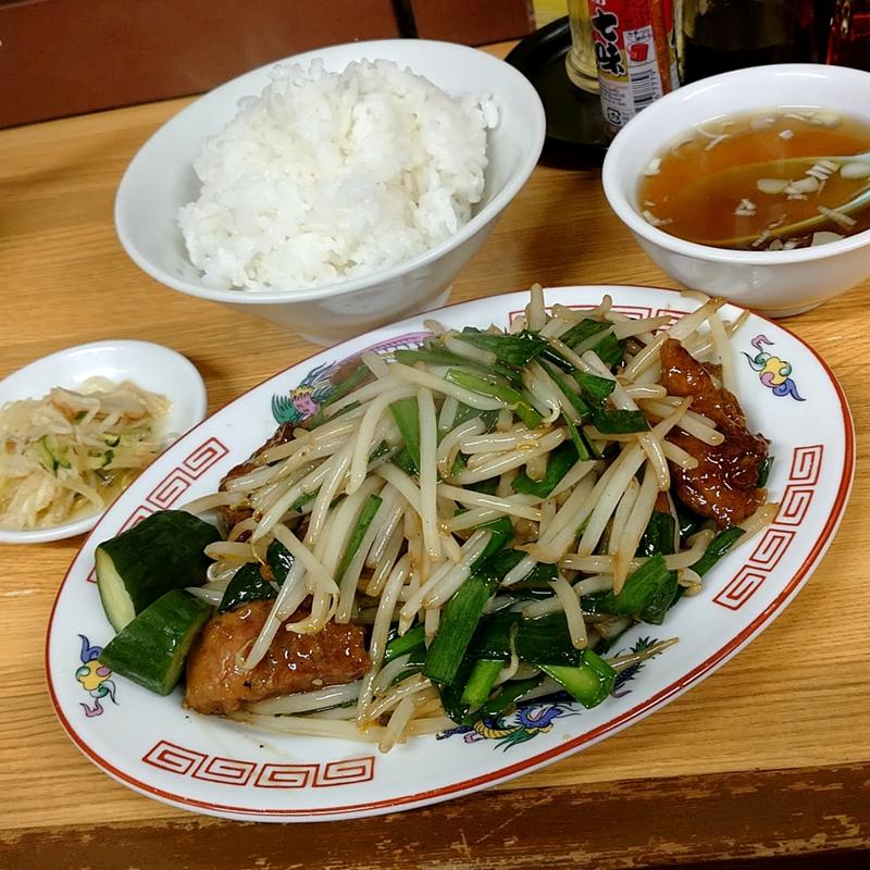 レバニラ定食(一番)
