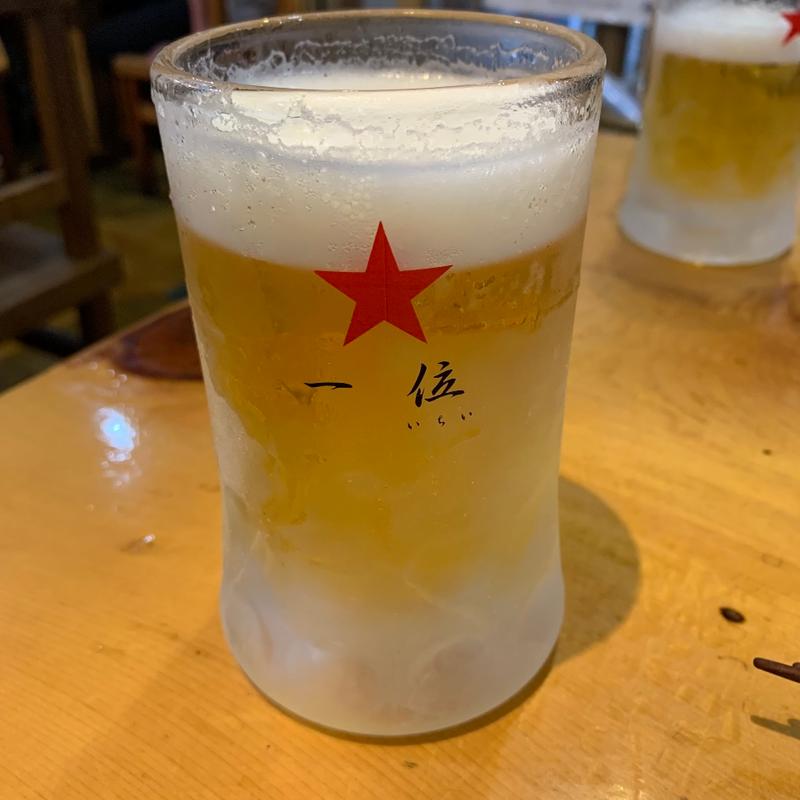 生ビール(一位)