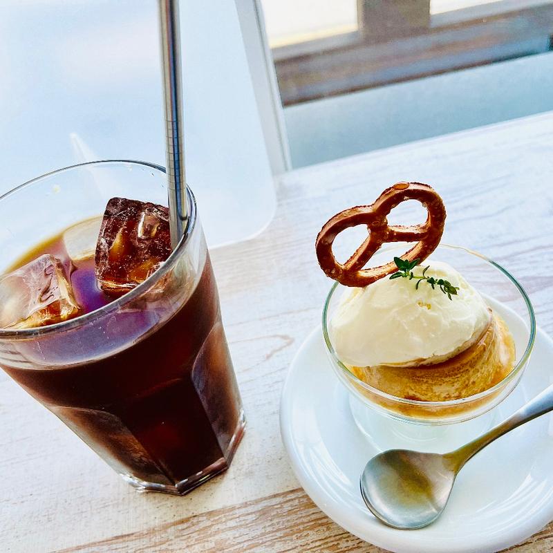 プリンとアイスコーヒー(リトルフェイバリットコーヒー)