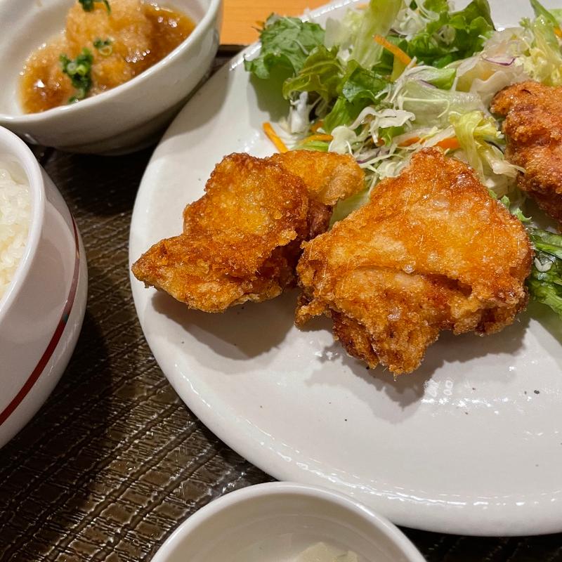 おろしから揚げ定食(ガスト 飯塚若菜店 )