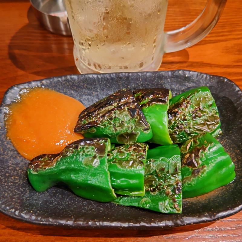 味噌ピーマン(炙り)(もつしげ　宮川橋店)