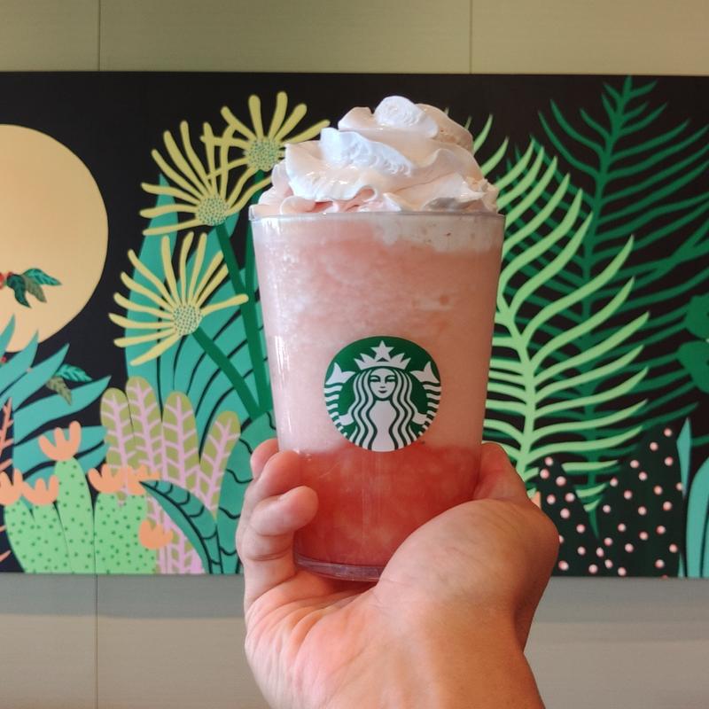 Gokuri桃フラペチーノ(スターバックス コーヒー ジ アウトレット湘南平塚店)