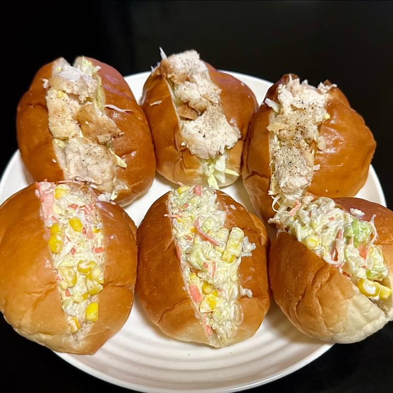 コールスローサンド、チキンサンド(ベルクス 東墨田店)