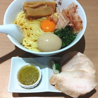 特製冷やし釜玉麺(らぁ麺すみ田)