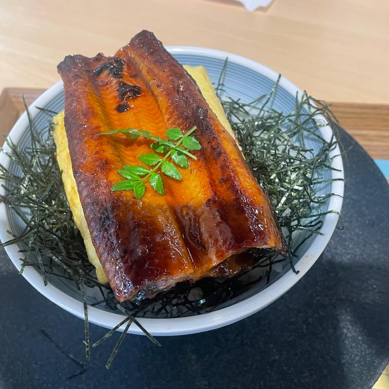 うな玉丼 ハーフ(いなほ食堂 )