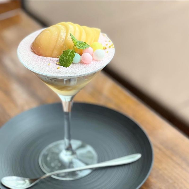 桃のパフェ(THE FUNATSUYA （船津屋）)