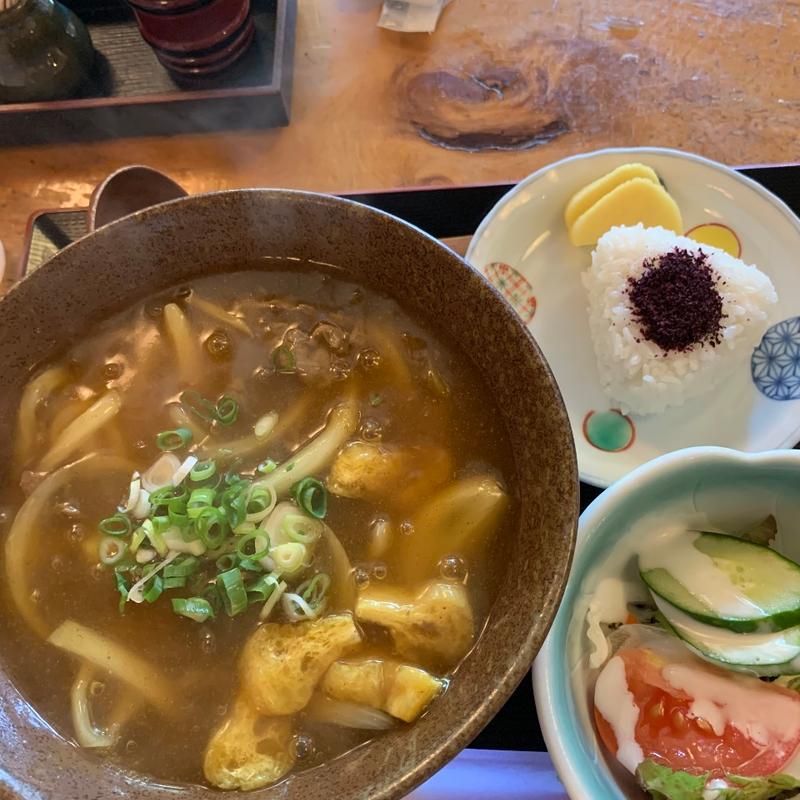 カレーうどん　レディースセット(釜揚げかわ平(うどん))