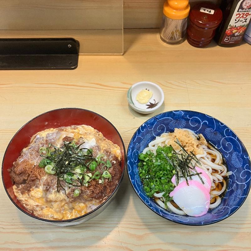 かつ丼セット(手打うどん きぬや食堂)