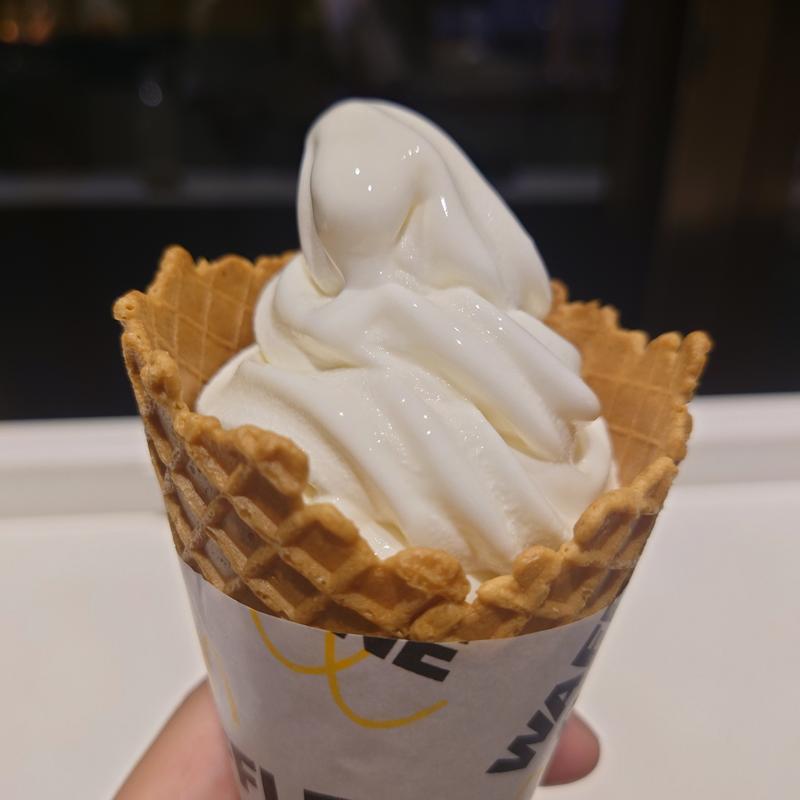 ワッフルコーン プレーン(マクドナルド 東新小岩店)