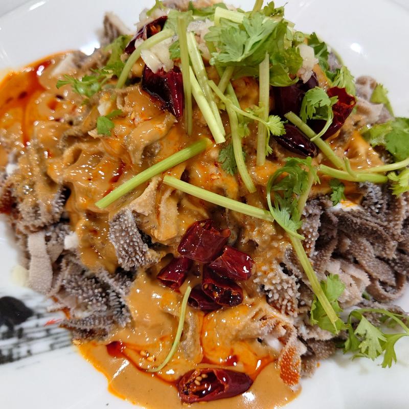 ゴマかけ牛ハチノス(盛興順鉄鍋炖小岩店)