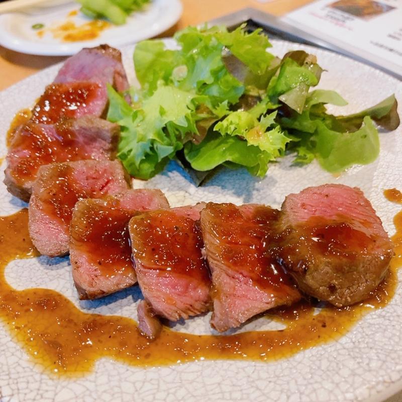 牛ミスジ(鉄板焼とお好み焼 みしまや)