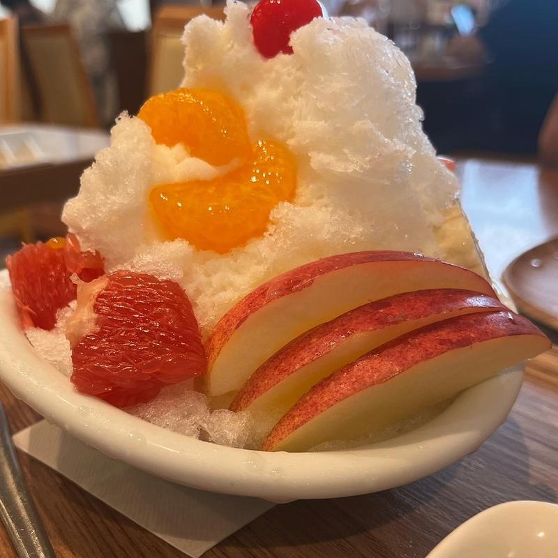 かき氷しろくま(ココス 東淀川店)