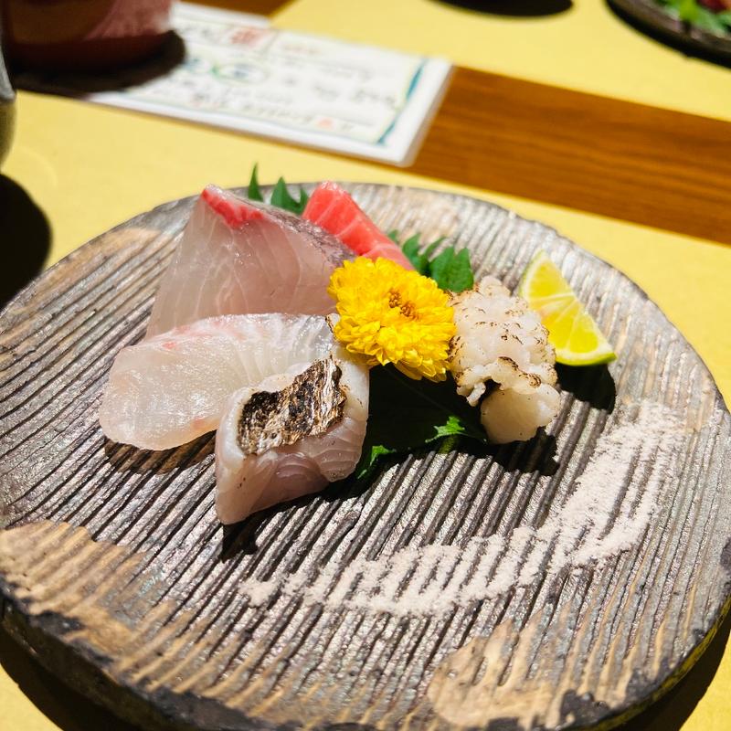 鮮魚お造り盛り合わせ(酒麹 びしを)