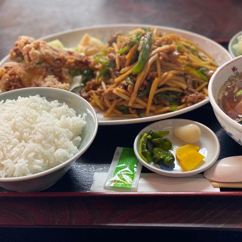 青椒肉絲定食(加奈藺 （カナイ）)