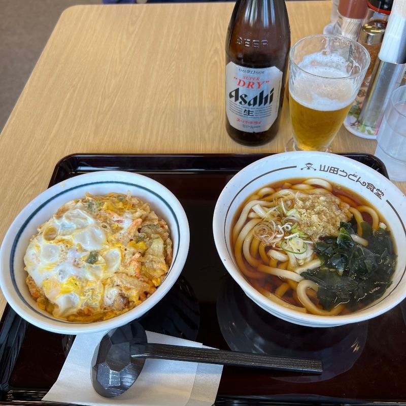 かき揚げ丼セット(山田うどん食堂 木曽根店)
