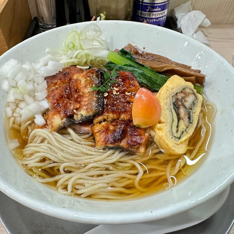 大人の冷たい鰻(ラーメン専科 竹末食堂)