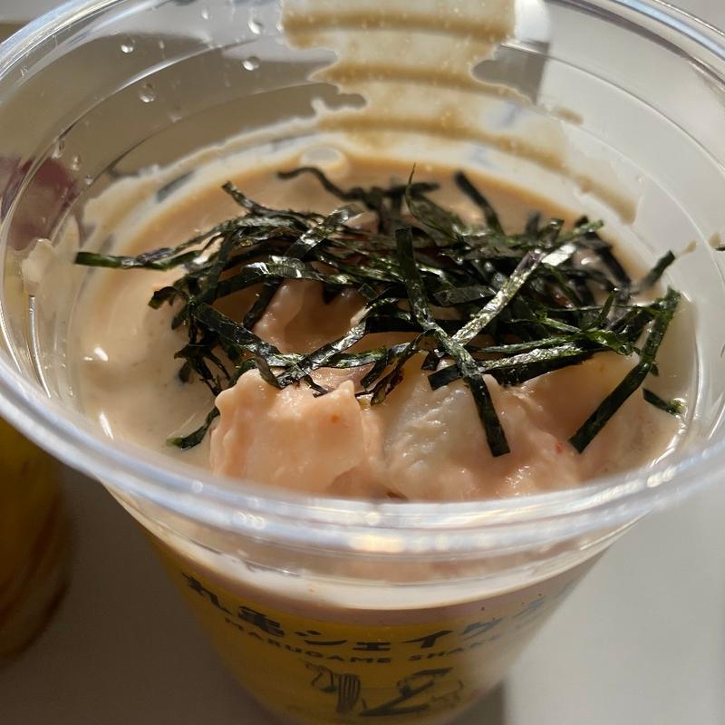 明太ポテサラクリームうどん(丸亀製麺西宮前浜)