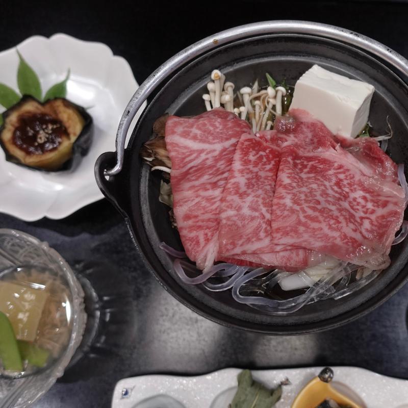 赤城牛のすき焼き(千明仁泉亭)