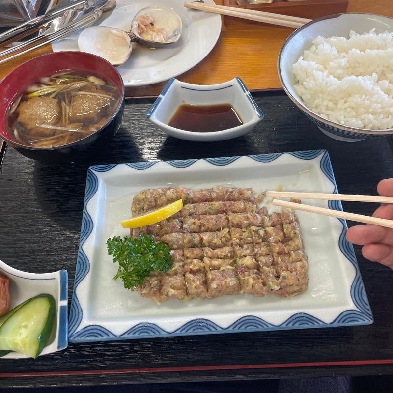 鯵なめろう定食(土屋水産)