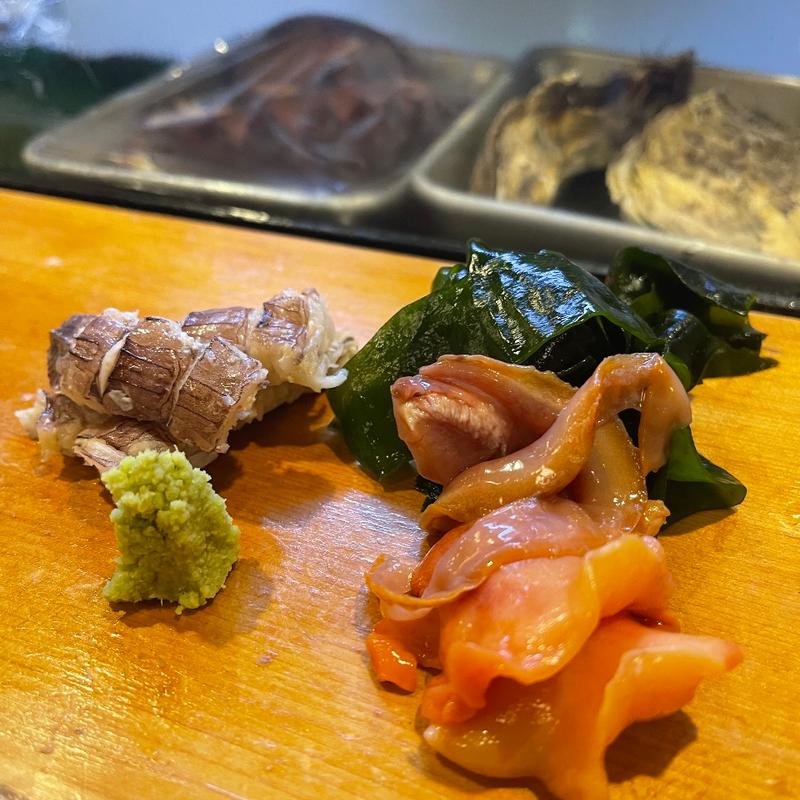 赤貝＋しゃこ(千成寿司 玉姓町支店 )