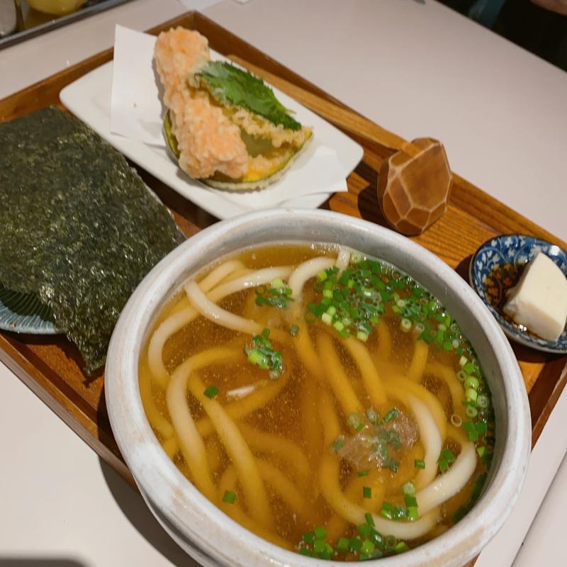 海老入りちくわ天うどん(僕とうどんとカツオだし)