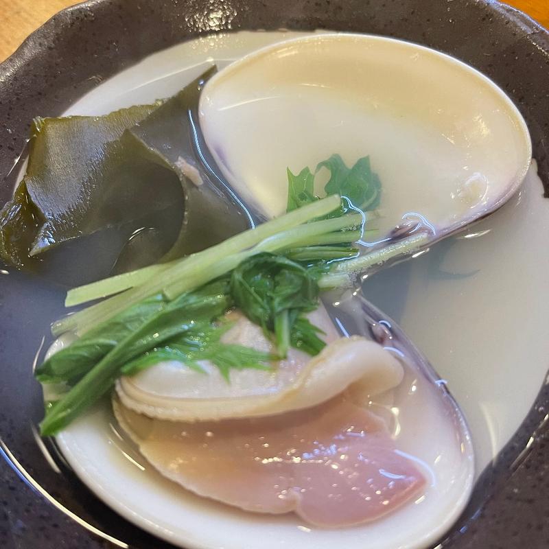 はまぐり昆布出汁蒸し(千成寿司 玉姓町支店 )