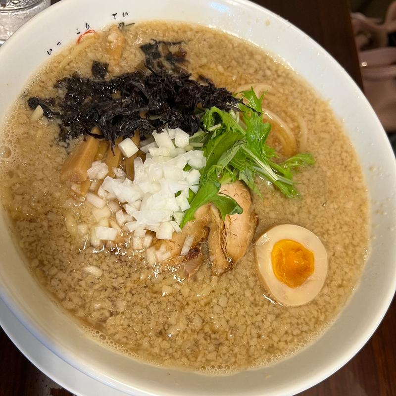 背脂醤油(麺や一晃亭)