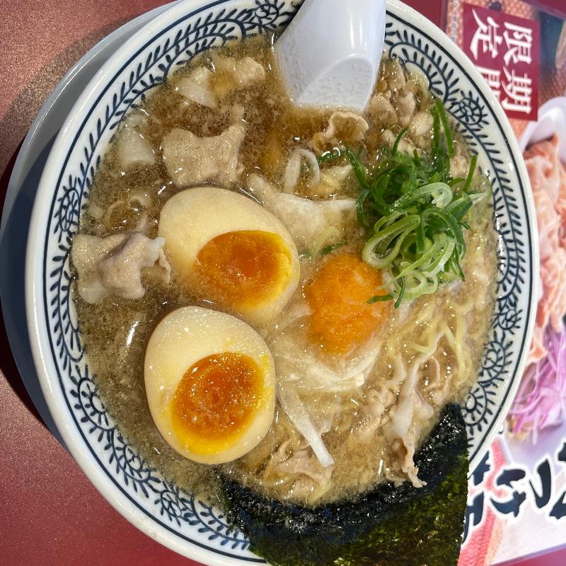 肉そば(丸源ラーメン 南大分店)