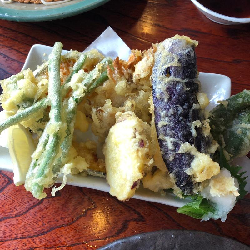野菜天麩羅(そば処 山)
