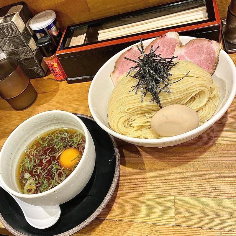 煮干し風味の冷たいつけそば(清麺屋)