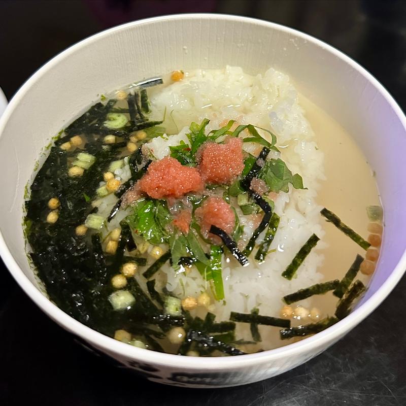 冷茶漬け(明太子、わさび海苔)(ベルクス 東墨田店)