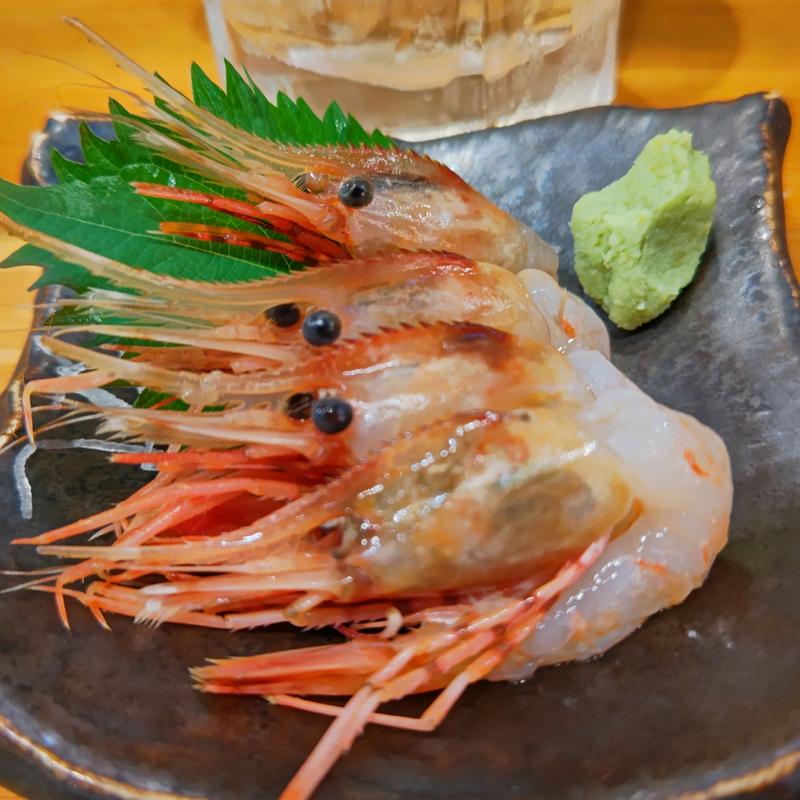 生ボタン海老(魚と酒はなたれ 野毛一番街店)