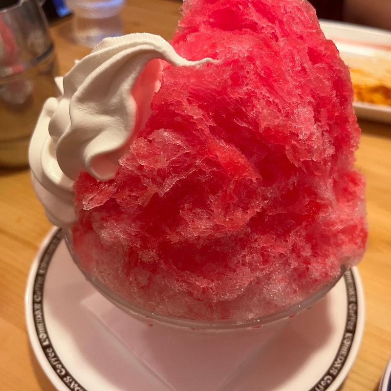 かき氷(珈琲所コメダ珈琲店 東札幌5条店)