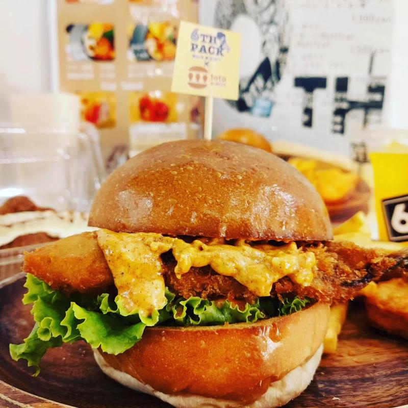 toto BURGERコラボ カレータルタルフィッシュバーガー(６TH)