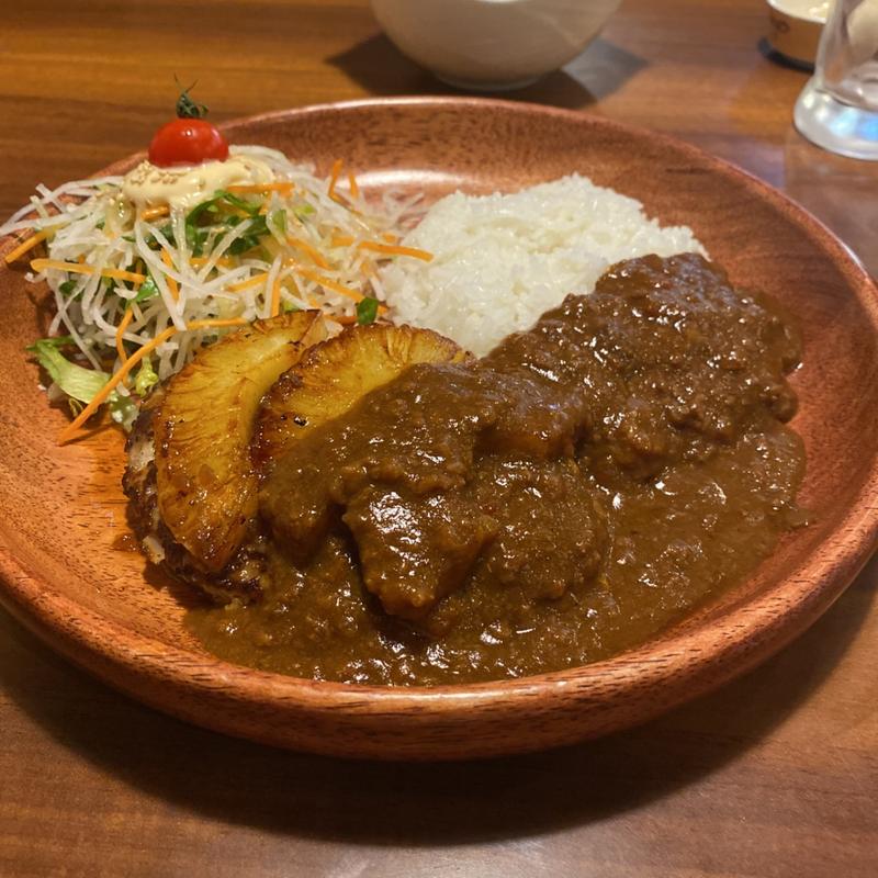 パインカリーバーグディッシュ(びっくりドンキー 伊賀上野店 )